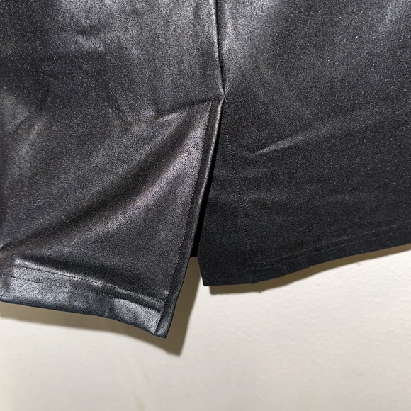 Spanx Faux Leather Pencil Skirt Tummy Control Size S - Picture 4 of 6